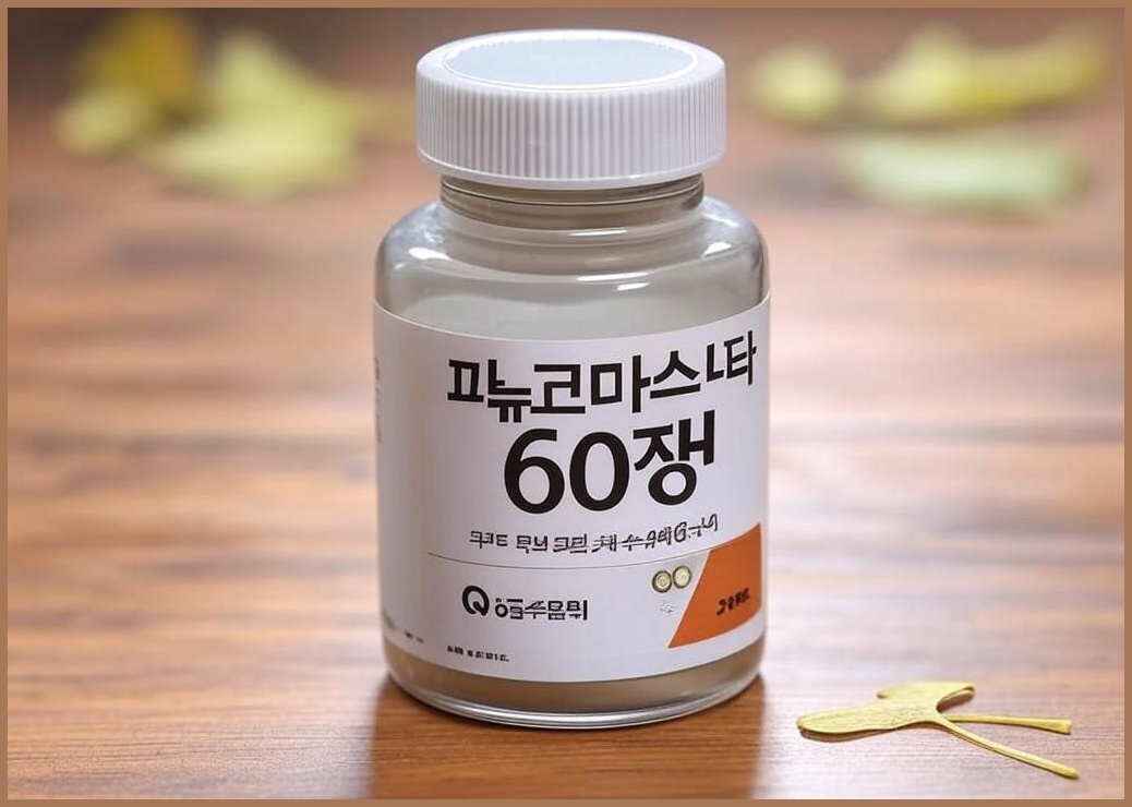 기억력 집중력 개선 뉴로마스터 60정 영양제 은행잎추출물 요오드 혈행건강