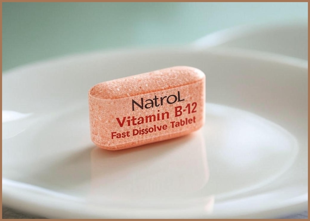 나트롤 비타민 B-12 패스트 디졸브 타블렛 딸기맛, 100정, 1개