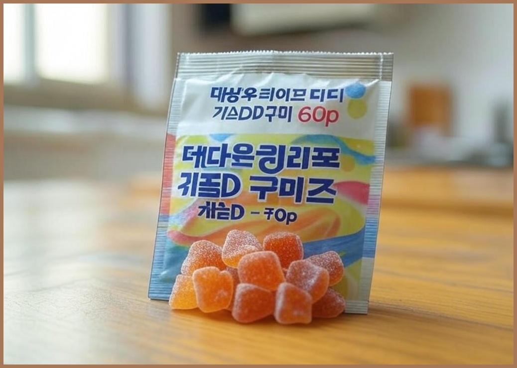 대상웰라이프 마이키즈 칼슘D 구미 60p