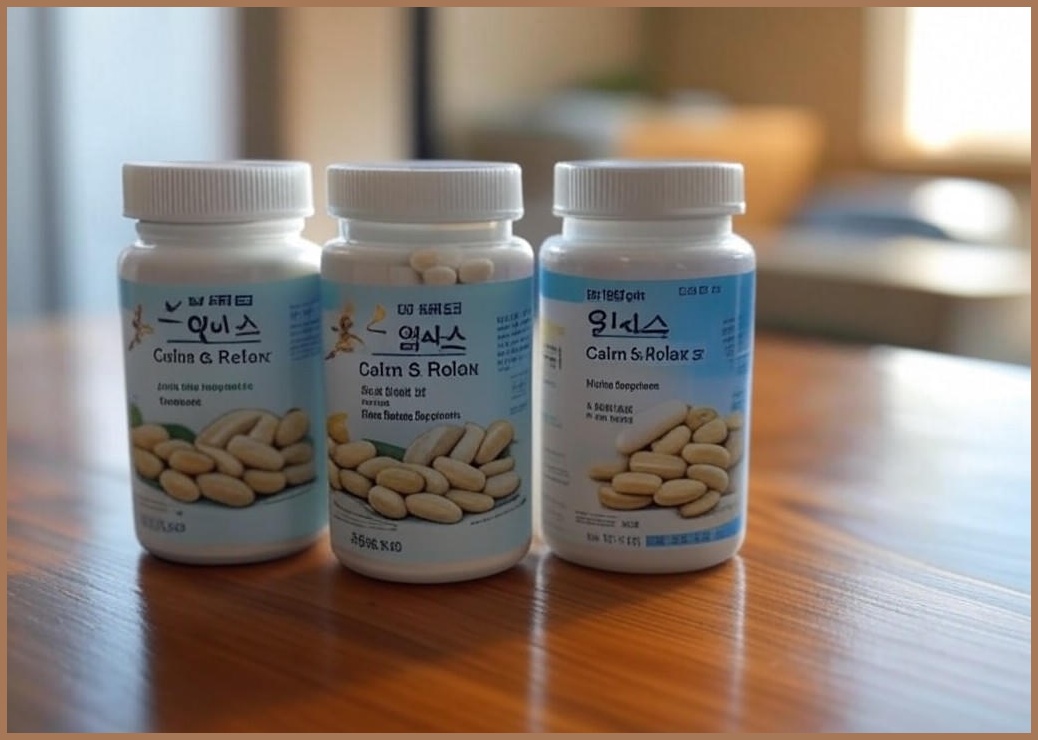 엘나스 Calm & Relax 영양제, L테아닌, 60정, 3개